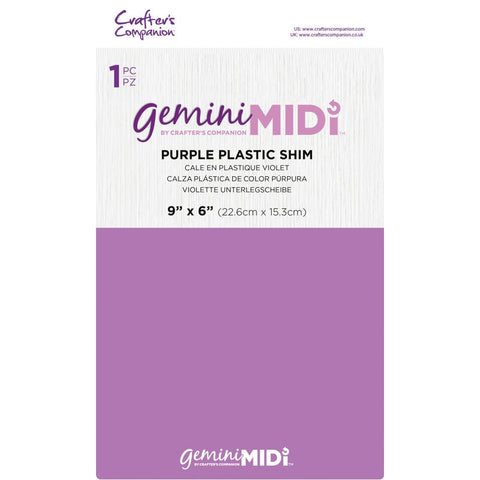 Crafter's Companion Gemini midi Plastic Shim