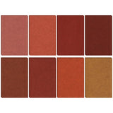 Tim Holtz Idea-Ology -Kraft-Stock Stack Cardstock Pad 6"X9" 24/Pkg Warm, 8 Colors/3 Each