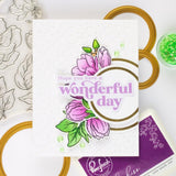 Pinkfresh Studio Die Floral & Diamond Tiles Cover Plate
