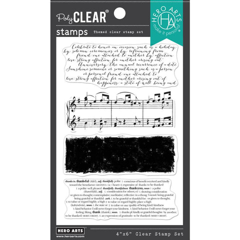 Hero Arts Clear Stamps 4"X6" Background Texture Strips