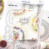 Pinkfresh Studio Die Set Rainbow Daisies