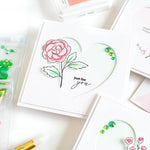 Pinkfresh Studio Clear Stamp Set 4"X6" With Love