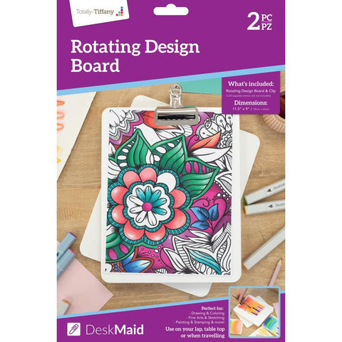 Totally Tiffany Desk Maid Rotating Design Board