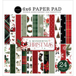 Carta Bella Double-Sided Paper Pad 6"X6" A Wonderful Christmas