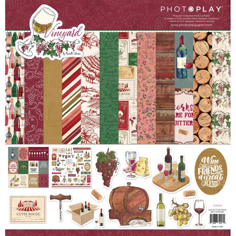 PhotoPlay Collection Pack 12"X12" Vineyard