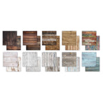 Craft Consortium Double-Sided Paper Pad 8"X8" 30/Pkg -  Wood Textures