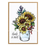 Spellbinders BetterPress Plate & Die Set Sunflower Bouquet Press