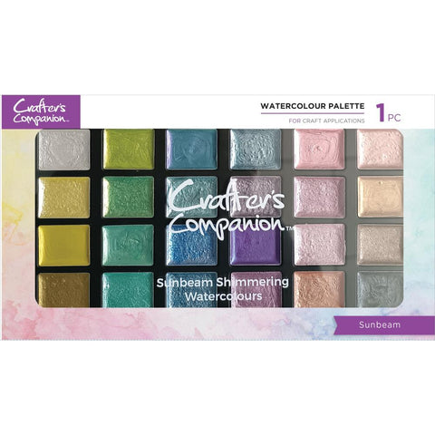 Crafter's Companion Shimmer Watercolor Palette Sunbeam