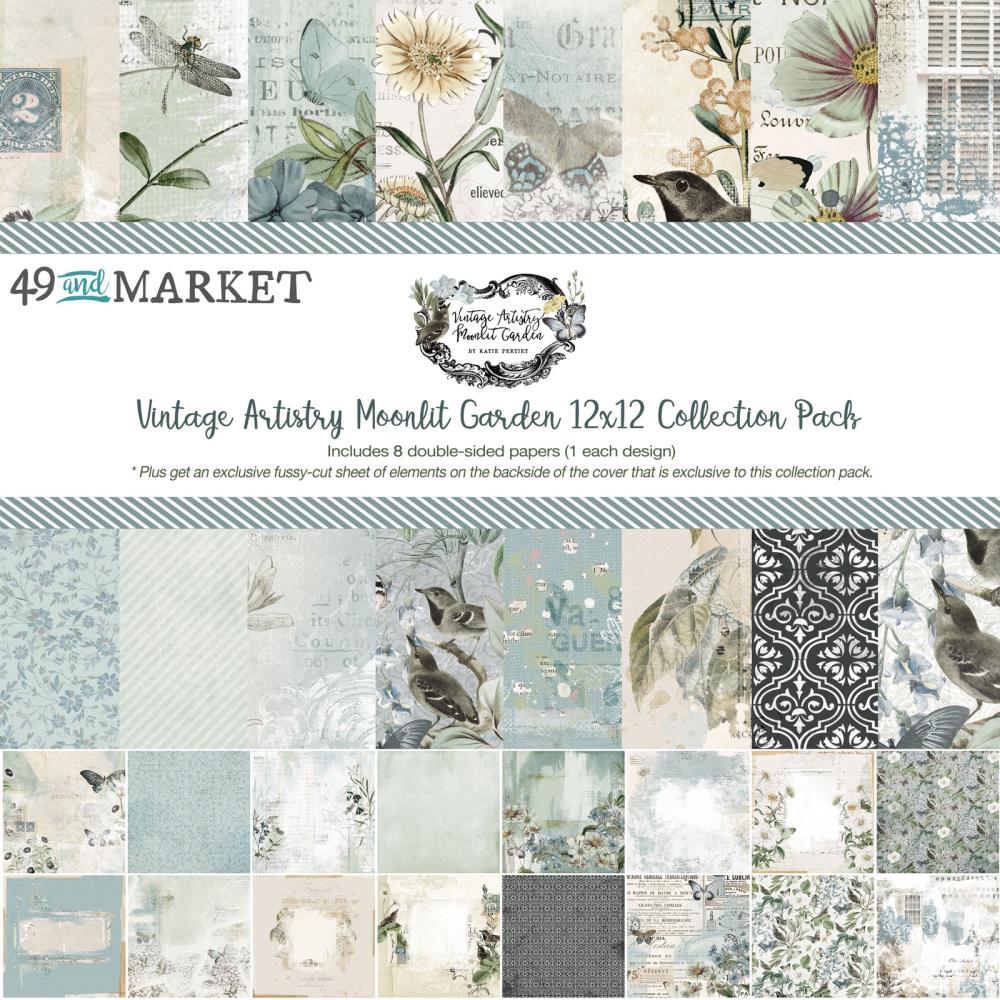 49 And Market Collection Pack 12X12 Vintage Artistry Moonlit