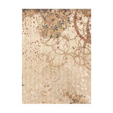 Stamperia Assorted Rice Paper Backgrounds A6 8/Sheets Coffee And Chocolate
