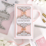 Pinkfresh Studio Press Plate Deco Sentiment Backdrop