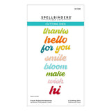 Spellbinders Etched Dies From The Fresh Picked Collection - Fresh Picked Sentiments