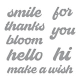 Spellbinders Etched Dies From The Fresh Picked Collection - Fresh Picked Sentiments