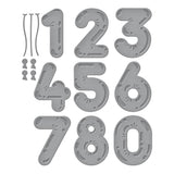Spellbinders Etched Dies From the Monster Birthday Collectio Birthday Balloons