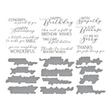Spellbinders BetterPress Press Plate And Die From The Presse You Are Everything Sentiments