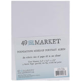 49 & Market Foundations Mixed Up Album Portrait, White