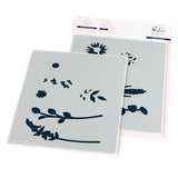 Pinkfresh Studio Stencils 4.25"X5.5" Wildflower Bouquet
