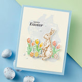 Spellbinders Press Plate & Die By Simon Hurley Spring Bunnies, Spring Sampler
