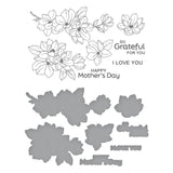 Spellbinders Press Plate & Die By Simon Hurley Spring Magnolias, Spring Sampler
