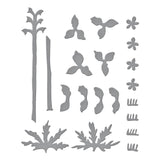 Spellbinders Etched Dies By Susan Tierney-Cockburn Delphinium, Through The Arbor Garden