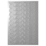 Sizzix 3D Textured Impressions By Eileen Hull A5 Embossing Folder Lace