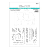 Spellbinders -  Stamp & Die Set By Annie Williams Propagation Garden Sentiments