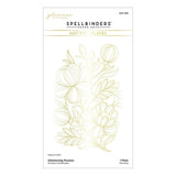 Spellbinders - Glimmer Plate Glimmering Peonies