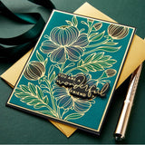 Spellbinders - Glimmer Plate Glimmering Peonies