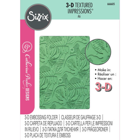 Sizzix 3D Textured Textured Embossing Folder By Catherine Pooler