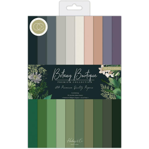 Craft Consortium Double-Sided Paper Pad A4 20/Pkg Botany Boutique