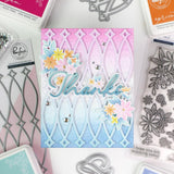Pinkfresh Studio Press Plate Interlaced Diamonds