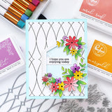 Pinkfresh Studio Press Plate Interlaced Diamonds