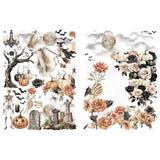 Graphic 45 Rub-On Transfers Ghostly Greetings