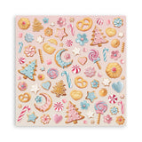 Stamperia Scrapbooking Pad 8"X8" 10/Pkg Candy Christmas