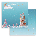 Stamperia Scrapbooking Pad 8"X8" 10/Pkg Candy Christmas
