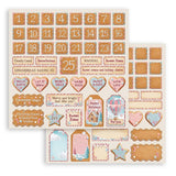 Stamperia Scrapbooking Pad 8"X8" 10/Pkg Candy Christmas