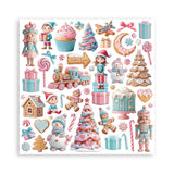 Stamperia Scrapbooking Pad 8"X8" 10/Pkg Candy Christmas