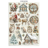 Stamperia Junk Journal Stickers, Cut-outs And Backgrounds The Owl's House