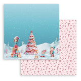 Stamperia Scrapbooking Pad 12"x12" 10/Pkg Candy Christmas