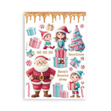 Stamperia A5 Washi Pad 8/Pkg Candy Christmas