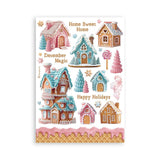 Stamperia A5 Washi Pad 8/Pkg Candy Christmas