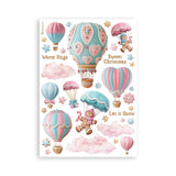 Stamperia A5 Washi Pad 8/Pkg Candy Christmas