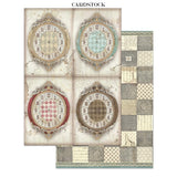 Stamperia Junk Journal Stickers, Cut-outs And Backgrounds Alice In Christmas