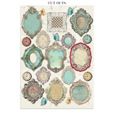 Stamperia Junk Journal Stickers, Cut-outs And Backgrounds Alice In Christmas