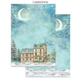 Stamperia Junk Journal Stickers, Cut-outs And Backgrounds Alice In Christmas