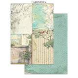 Stamperia Junk Journal Stickers, Cut-outs And Backgrounds Alice In Christmas