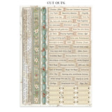 Stamperia Junk Journal Stickers, Cut-outs And Backgrounds Alice In Christmas