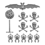 Idea-Ology Metal Adornments 12/pkg Halloween