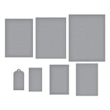 Spellbinders Linear Touch Rectangles and Tag Etched Dies Happier Hour