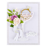 Spellbinders Linear Touch Rectangles and Tag Etched Dies Happier Hour